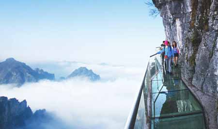 長沙出發(fā)到張家界天門山、玻璃棧道、天門洞一日游