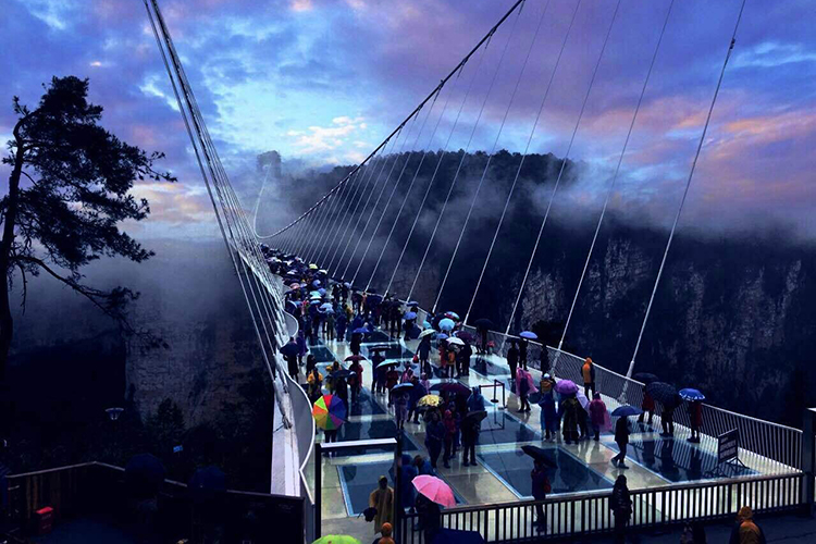 長沙出發(fā)到張家界玻璃橋、天門山、玻璃棧道、鳳凰古城3日游